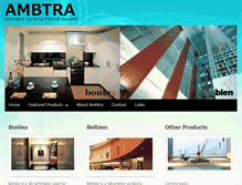 Tablet Screenshot of ambtra.com